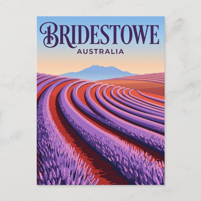 Postal Hacienda de Lavanda Bridestowe Australia (Anverso)