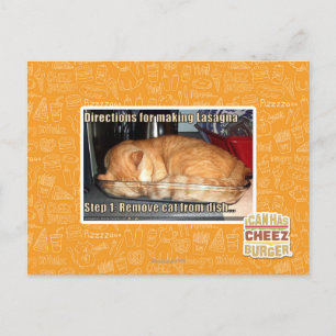 Postal Haciendo lasaña