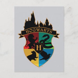 Postal HACIENTES™ Castillo Escudo Insignia para el Orgull