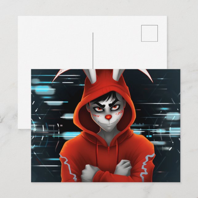 Postal Hacker Lapin (Anverso / Reverso)