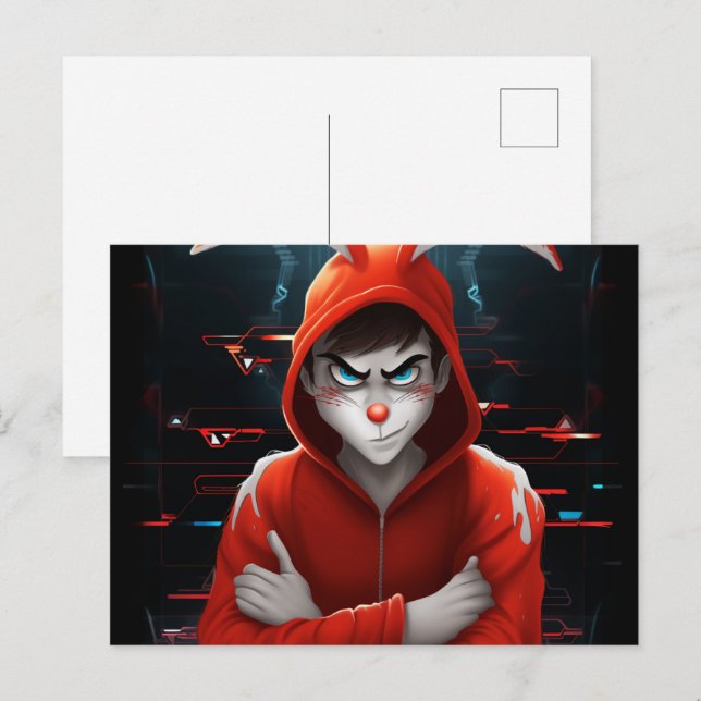 Postal Hacker Lapin (Anverso / Reverso)