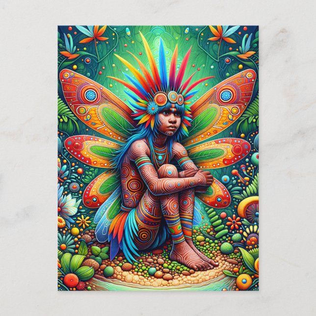 Postal Hada aborigen (Anverso)