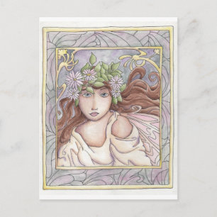 Postal Hada Art Nouveau