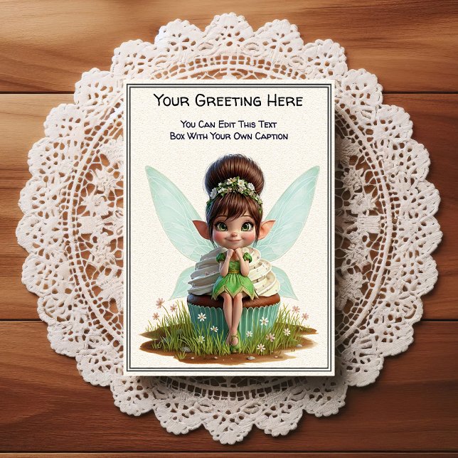 Postal Hada de cuento de hadas caprichoso cotidiano (Subido por el creador)