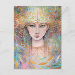 Postal Hada de Fantasía Espíritu de Verano Arte de Molly 