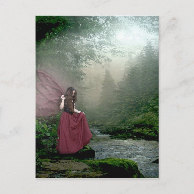 Postal Hada de la mañana (Anverso)