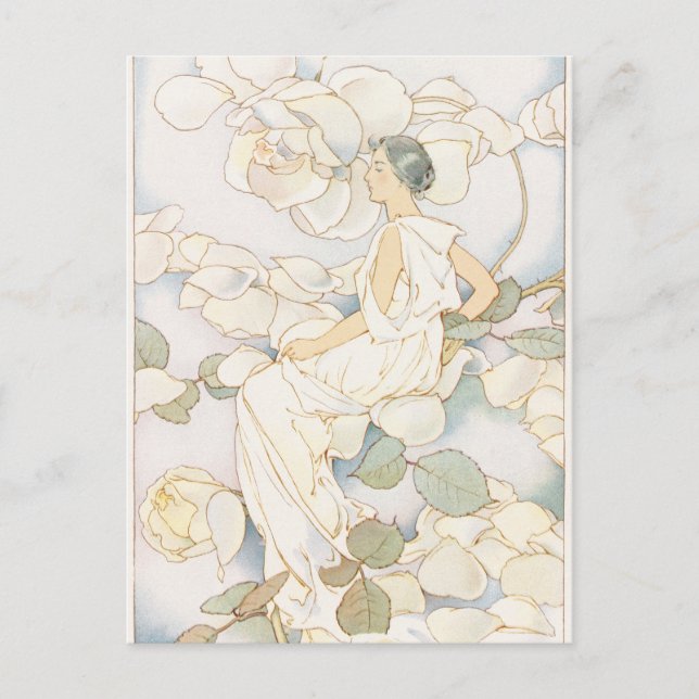 Postal Hada de las flores (1861–1897) (Anverso)