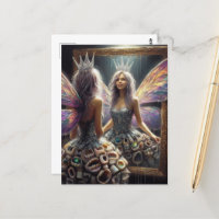 Hada dental en su vestido de dentadura