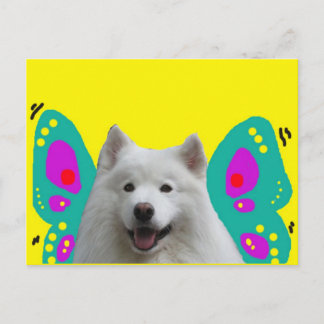 Postal Hada Dogmother del samoyedo
