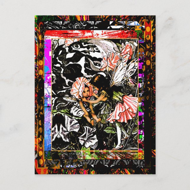 Postal Hada dulce de pé (Anverso)