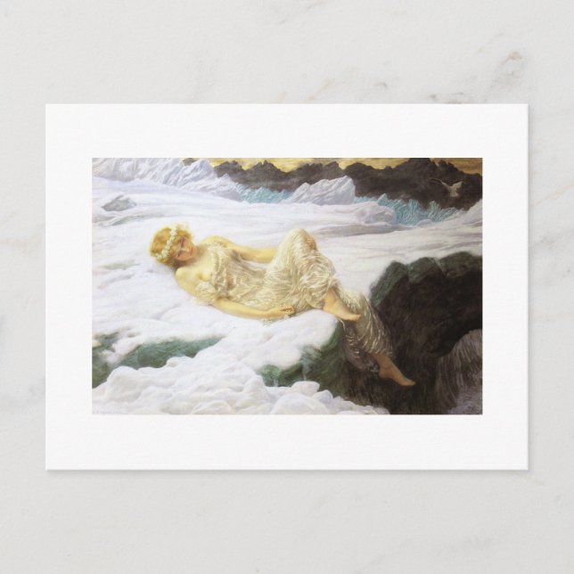 Postal Hada en Snowy Mountaintop (Anverso)