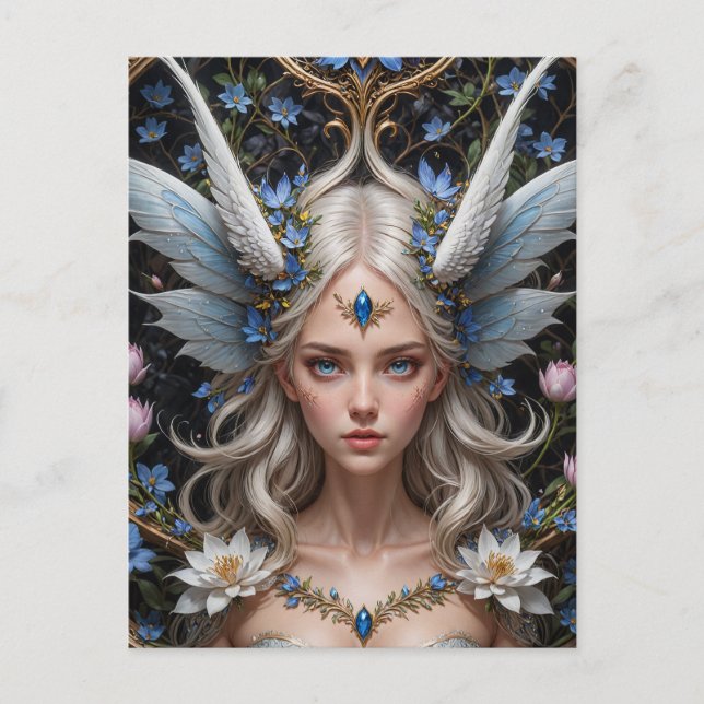 Postal Hada mágica de la paz (Anverso)