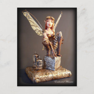Postal "Hada Steampunk"