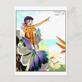 Postal Hadas 4 del árbol