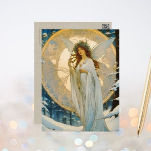 postal hadas de invierno