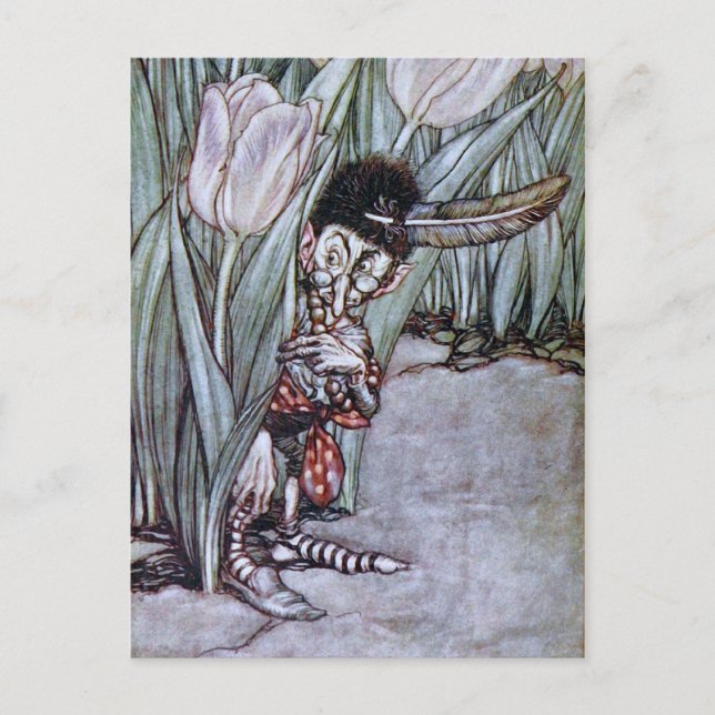 Postal Hadas de jardín (Anverso)