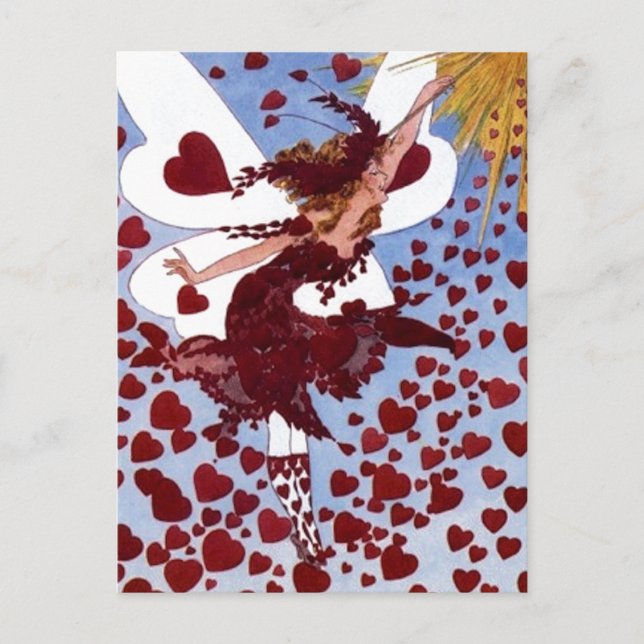 Postal Hadas del corazón (Anverso)