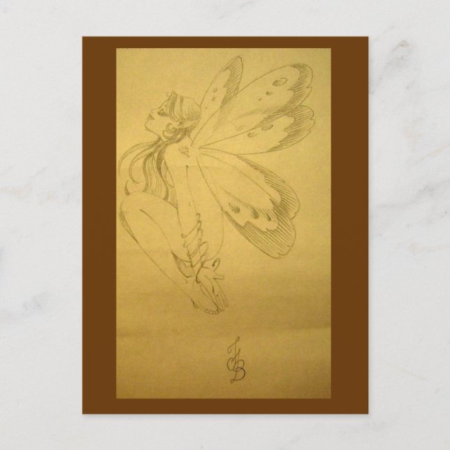 Postal Hadas durmientes (Anverso)