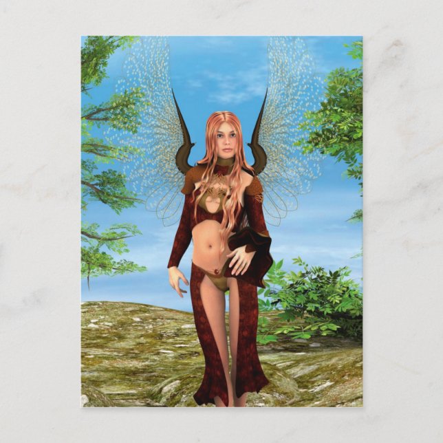 Postal Hadas mágicas (Anverso)