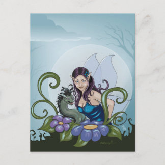 Postal Hadas y dragones