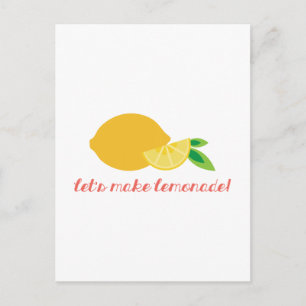 Postal ¡Hagamos Lemonade!