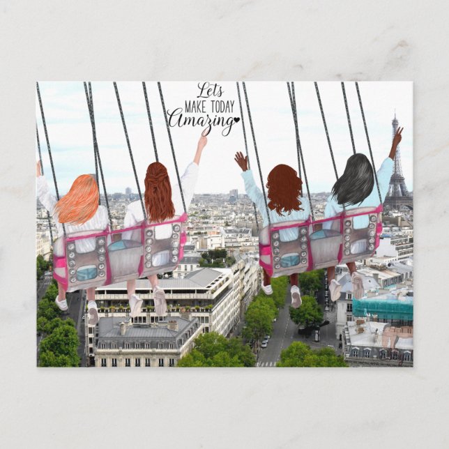 Postal Hagamos que hoy sea asombroso (Anverso)