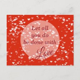 Postal Hagan Todo con Amor 1 Corintios 13