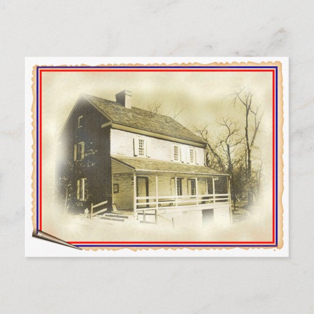 Postal Hager House Colonial Home (Anverso)