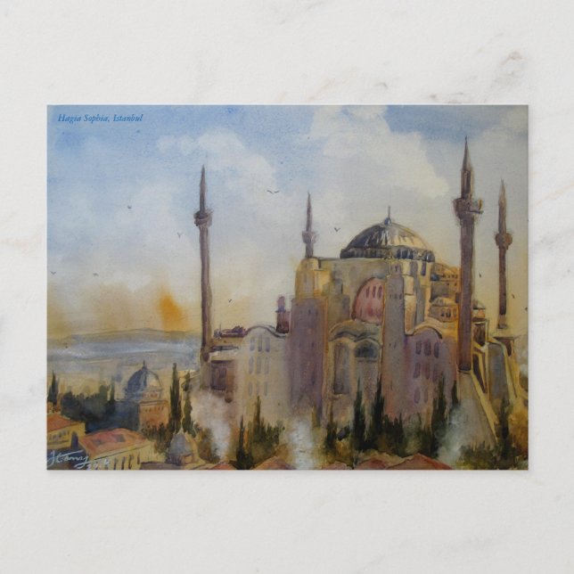 Postal Hagia Sophia (Anverso)