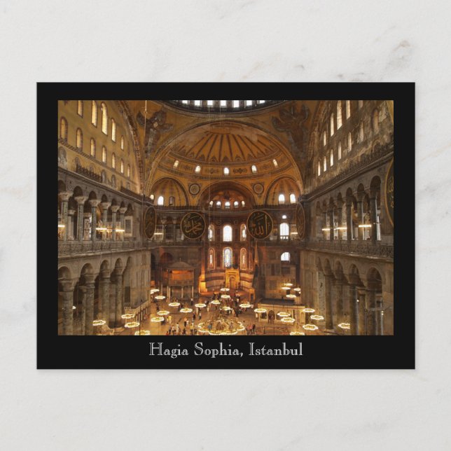 Postal Hagia Sophia Postcard (Anverso)