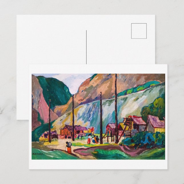 Postal Hagwilget | Emily Carr | (Anverso / Reverso)