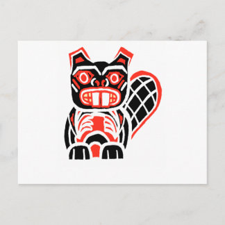 POSTAL HAIDA BEAVER