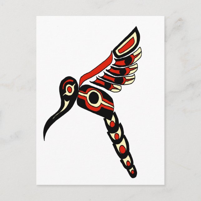 Postal Haida Humming Bird (Anverso)