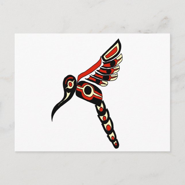 Postal Haida Humming Bird (Anverso)