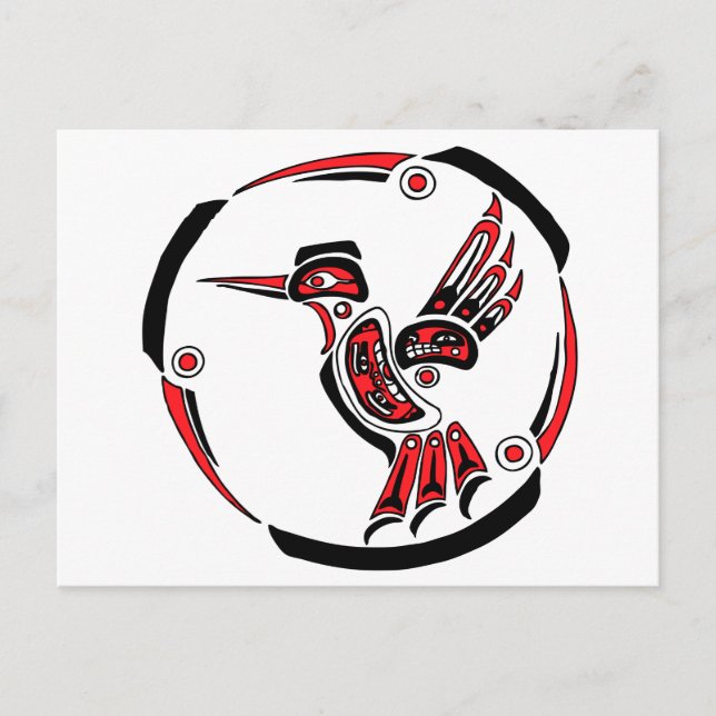 Postal Haida Hummingbird (Anverso)