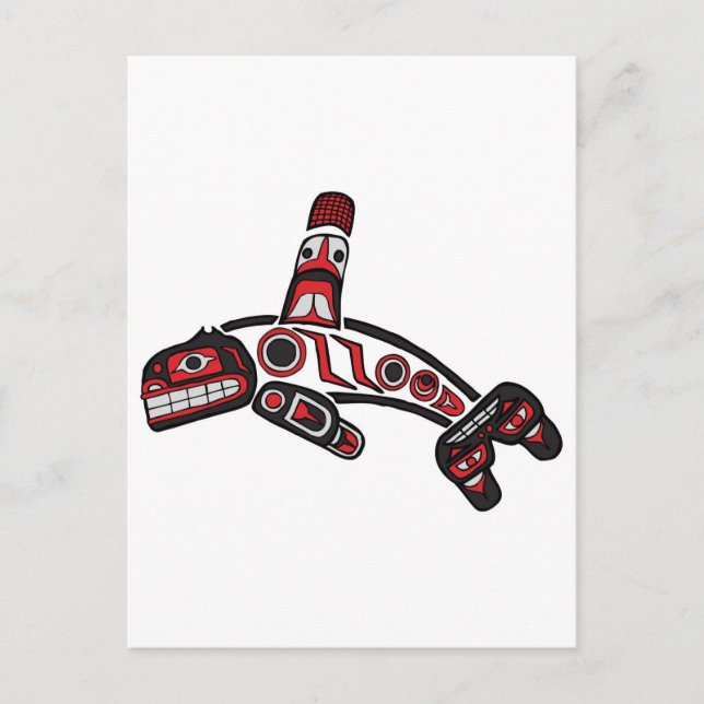 Postal Haida Orca 2012 (Anverso)