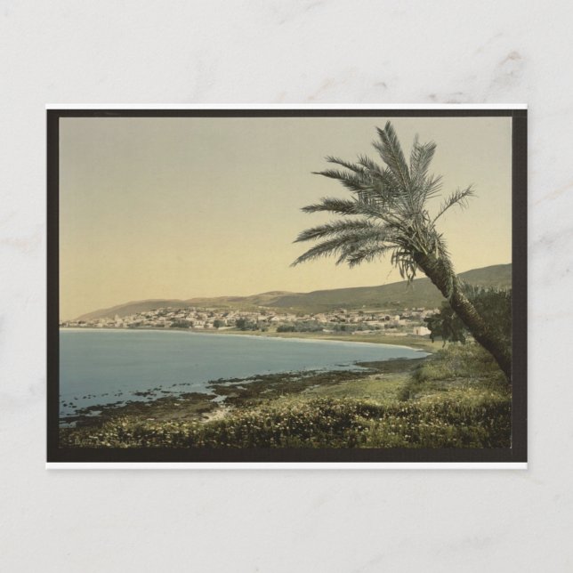 Postal Haifa en los años 1890 (Anverso)
