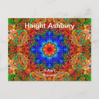 Postal Haight Ashbury Psychedelic Hippie Fashion Art