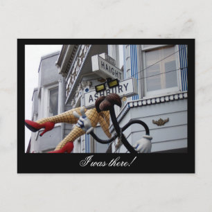 Postal Haight Ashbury Street Rótulo California