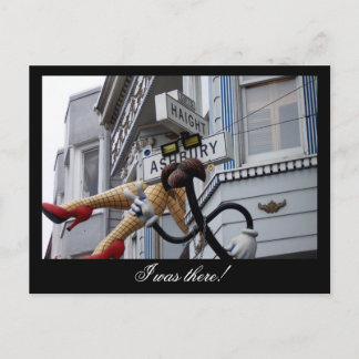 Postal Haight Ashbury Street Rótulo California