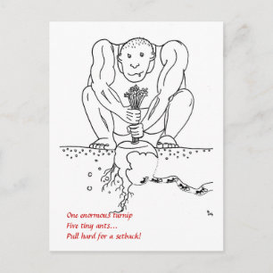 Postal Haiku de retroceso