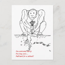 Postal Haiku de retroceso