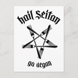 Postal Hail Seitan 1.1 (negro)