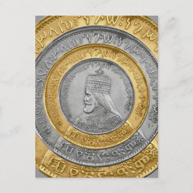 Postal Haile Selassie Jah Rastafari Reggae Rasta Roots  (Anverso)