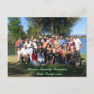 Postal Haines Family Reunion Lake California