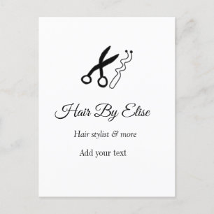 Postal Hair mediante la adición de nombre de contacto inf