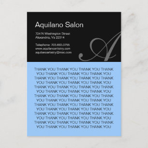 Postal Hair Salon Gracias Postcard