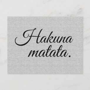 Postal Hakuna matata