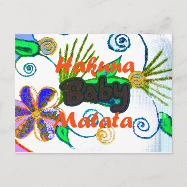 Postal Hakuna Matata Baby.png (Anverso)