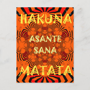 Postal Hakuna Matata Excepcionalmente reciente